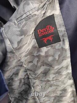 Devil's Advocate Men's Navy Theo 3 Piece Dinner Suit Slim Fit 46R / 40R £365 RRP