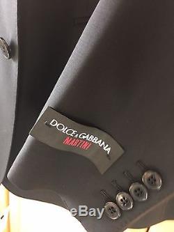 Dolce & Gabbana Martini Black Slim Fit Wool Blend Suit Brand New £1,415.00