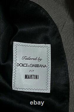 Dolce & Gabbana Smart Designer Slim Fit Brown Sports Suit Uk 38r Eu 48r