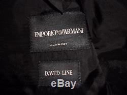 EMPORIO ARMANI'David Line'Luxurious Material Slim fit SUIT Size UK 46REU56Rw40