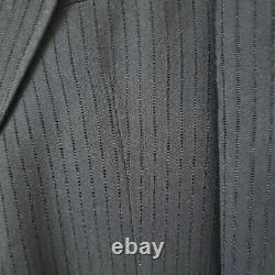 EMPORIO ARMANI Josh Line -Mens Slim Fit Black Stripe Suit UK 46 IT 56 -W38 L35