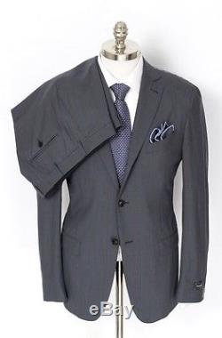 ERMENEGILDO ZEGNA Firen Wool Slim Fit Rolling 3Btn Suit 54 8R 44R Fits 42R NWT