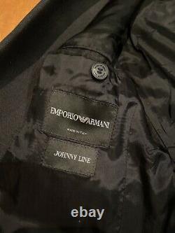 Emporio Armani Charcoal Grey Slim Fit Suit Johnny Line UK 38 Chest 30 Waist