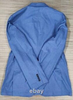 Faconnable men's blue slim fit blazer size 54 (44UK)