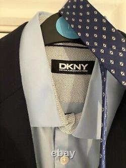 Full DKNY Slim Fit Suit With Shirt And Tie