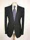 GIEVES & HAWKES Tailored Fit DARK GREY WOOL SUIT 40 Reg W34 L32 GORGEOUS