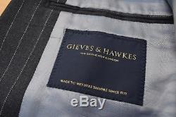 GIEVES & HAWKES Wool 2 Piece Suit £995 Mens Size 36 46 W30 Slim Fit Mr Porter