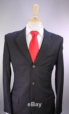 GUCCI Tom Ford Era Solid Dark Brown 3-Btn Slim Fit Wool Luxury Suit 36R