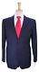 GUCCI Very Recent Navy/Royal Blue Check Plaid 2-Btn Slim Fit Wool Suit 40R