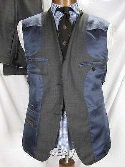 Gently Used SuitSupply Gray Super 110s Slim Fit Suit sz 42R Surgeons Cuffs EUC