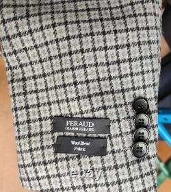 Gianni Feraud Men's Billy Wool Blend Slim Fit Check 3 Piece Suit 36R £295 RRP