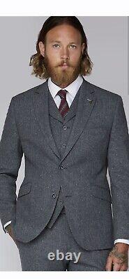 Gibson London Grey 2 piece suit Size 42 chest, slim fit, worn once