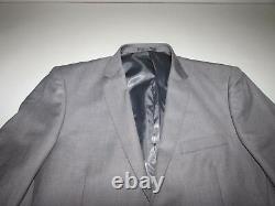 Giorgio Fiorelli Men's Slim Fit 2 Button Suit Size 48 Regular W42 NWT Flat Front