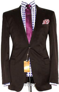 Gorgeous Luxury Mens Gucci Italian Slim Fit Choco Brown Suit 36r W30 X L32