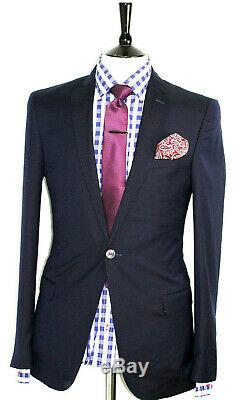 Gorgeous Luxury Mens Kilgour London Savile Row Navy Slim Fit Suit 38r W32 X 34l