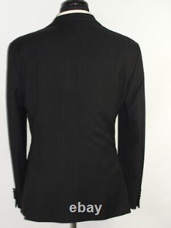 Gorgeous Mens Gieves & Hawkes Savile Row Black 3 Piece Slim Fit Suit 44r W38
