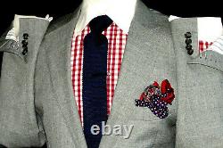 Gorgeous Mens Suitsupply Sharkskin Grey Slim Fit Suit 42r W36 X L31