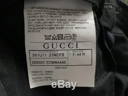 Gucci Men's Slim Fit 2-Btn Blue Wool Suit EU 44R US 34R Luxury Authentic