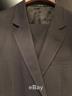 Gucci Mens $2890 Wool Gray Slim Fit Suit, Jacket MINT WOW! 48 EU 38 US