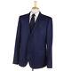 Gucci Solid Blue Slim-Fit'Monaco' Flannel Wool Suit 46 R (Eu 56) NWT
