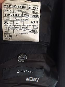 Gucci Suit Tom Ford Era. Immaculate Slim Fit Size 48 EU 38 UK