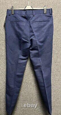 H&M Blue 2 Piece Slim Fit Suit 40R TD027 KK 09
