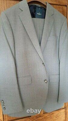 HACKETT Slim-Fit Suit, Grey 40R. NEW WITH TAGS