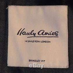 HARDY AMIES SAVILE ROW LONDON LUXURY SUIT BNWT BRINSLEY SLIM FIT CHECKED 38x32