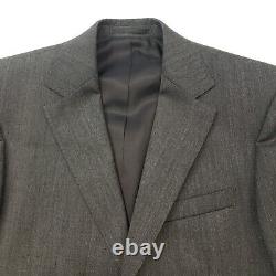 HUGO BOSS 3 Piece Suit 36R SLIM Fit W31 L31 Men Solid Grey Wool Dunham WORN ONCE