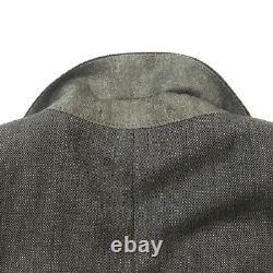 HUGO BOSS 3 Piece Suit 36R SLIM Fit W31 L31 Men Solid Grey Wool Dunham WORN ONCE