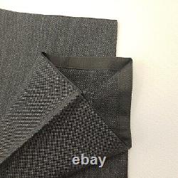 HUGO BOSS 3 Piece Suit 36R SLIM Fit W31 L31 Men Solid Grey Wool Dunham WORN ONCE