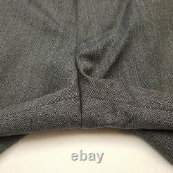 HUGO BOSS 3 Piece Suit 36R SLIM Fit W31 L31 Men Solid Grey Wool Dunham WORN ONCE