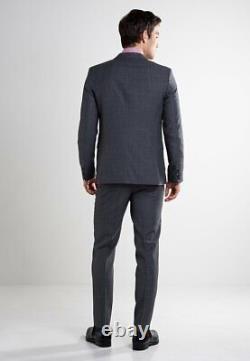 HUGO BOSS ASTIAN/HETS EXTRA SLIM FIT Suit Dark Grey Size UK40R