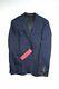 HUGO BOSS Anfred Washable Wool Plaid Extra Slim Fit Suit 40R / 34W Navy Plaid