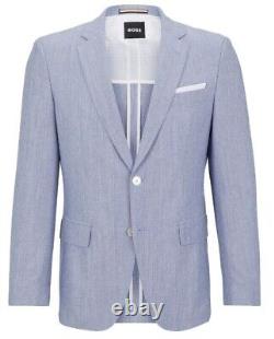 HUGO BOSS Blue Hutson Slim Fit Suit Jacket Blazer