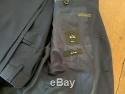 HUGO BOSS Huge2/Genius1 Slim Fit Super 110's Suit in Navy, Size 40 $795