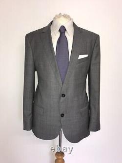 HUGO BOSS Mens Slim Fit GREY WOOL SUIT 44 Short W36 L29 GORGEOUS