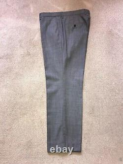 HUGO BOSS Mens Slim Fit GREY WOOL SUIT 44 Short W36 L29 GORGEOUS