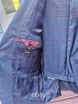 HUGO BOSS NEW $995 Huge6 / Genius4 Slim Fit Wool Suit Men's 40S