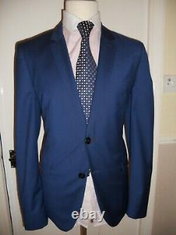 HUGO BOSS Recent Red Label Super100's wool Slim fit Suit Size UK 42LEUR52LW36