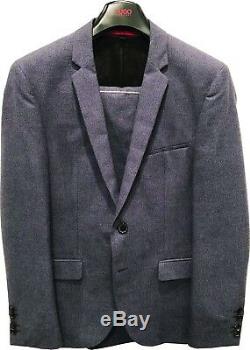 HUGO by Hugo Boss Men's Trim Fit Suit 36S'Adris/Heibo' 100% Wool