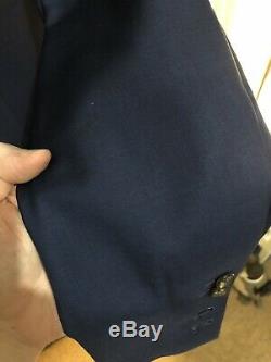 Hackett Mayfair Peak Lapel 3 Piece Cashmere 1 Button Slim Fit Suit RRP £980