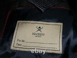 Hackett Mayfair Quality BirdsEye Fabric Slim fit Suit Size UK 42LEUR 52Lw36