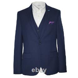 Harry Brown DANDY Three Piece Slim Fit Suit in Indigo 54089a/0375