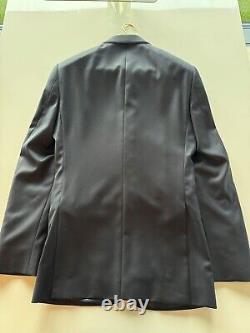 Hawes & Curtis Men's Navy Twill Suit 38L Jacket W34 L36 Trousers Slim Fit New