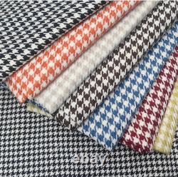 Houndstooth Men Suits Slim Fit Groom Tuxedos Wedding Dogstooth Prom Tailored New