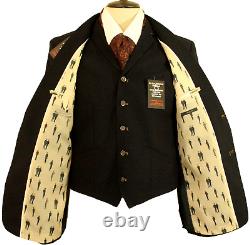House Of Cavani Slimfit Jacket 40 / Waistcoat 38 Blue 2-piece Suit Set
