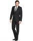Hugo Black Solid Extra Slim-Fit Suit-Virgin Wool 38R $599