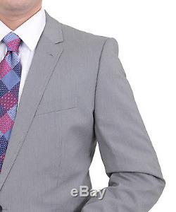 Hugo Boss Aiko1/heise Slim Fit Gray Mini Check Two Button Stretch Suit