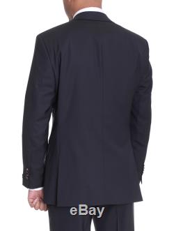Hugo Boss Aikonen/hoi Slim Fit Solid Navy Blue Super 120's Wool Suit